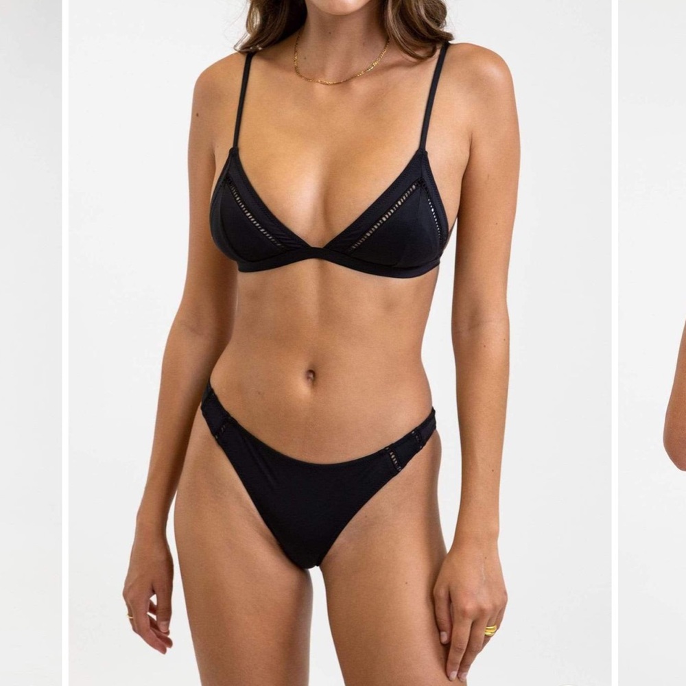 Rhythm black bralette top